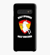 Half Spanish Half Unicorn Spain Gift for Women Girls Case/Skin for Samsung Galaxy
