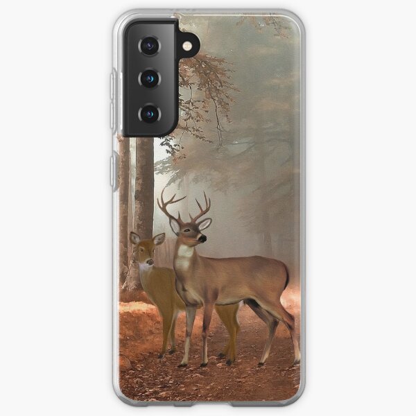 Male and Female Whitetail Deer Samsung Galaxy Soft Case