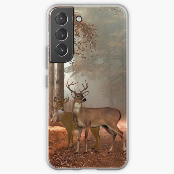 Male and Female Whitetail Deer Samsung Galaxy Soft Case