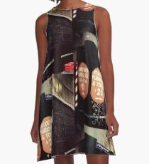 Degraves lane Melbourne A-Line Dress