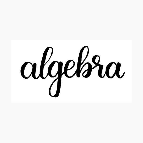 Item preview, Algebra Calligraphy Labels designed and sold by the-bangs.