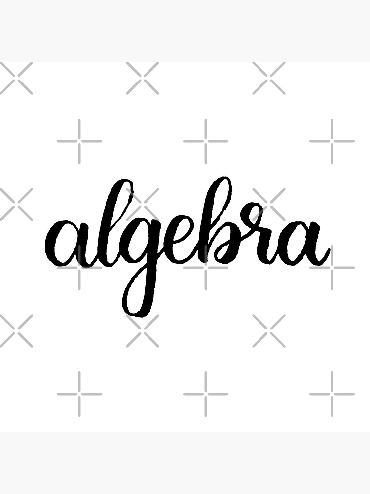 Thumbnail 4 of 4, Clock, Algebra Calligraphy Labels designed and sold by the-bangs.