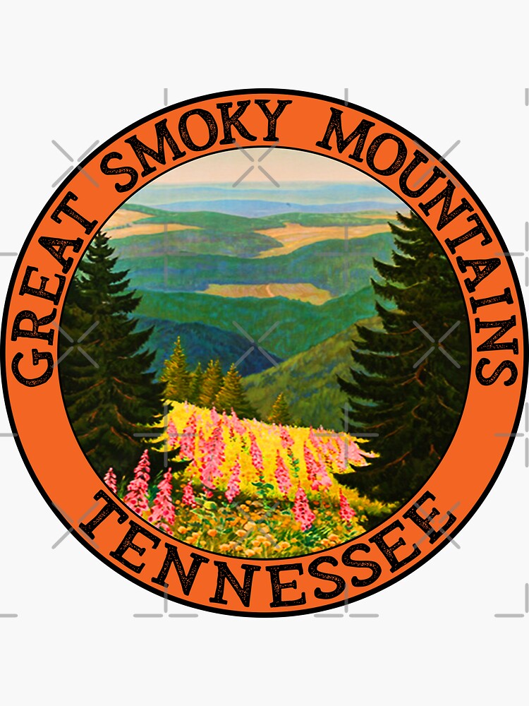 Great Smoky Mountains Tennessee Sticker