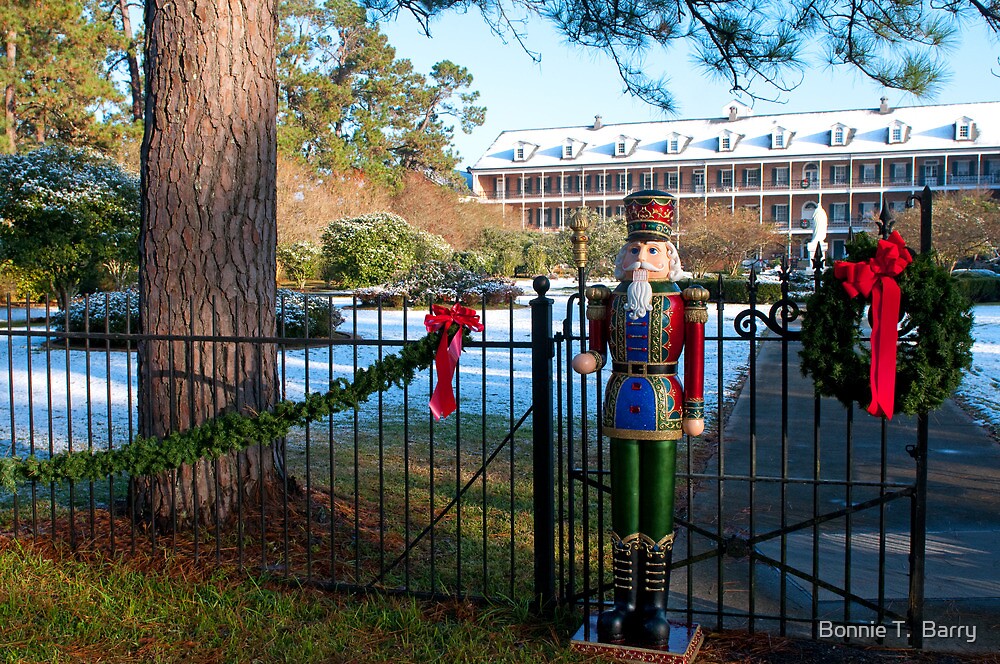 "Christmas at Academy of the Sacred Heart Grand Coteau, Louisiana" by