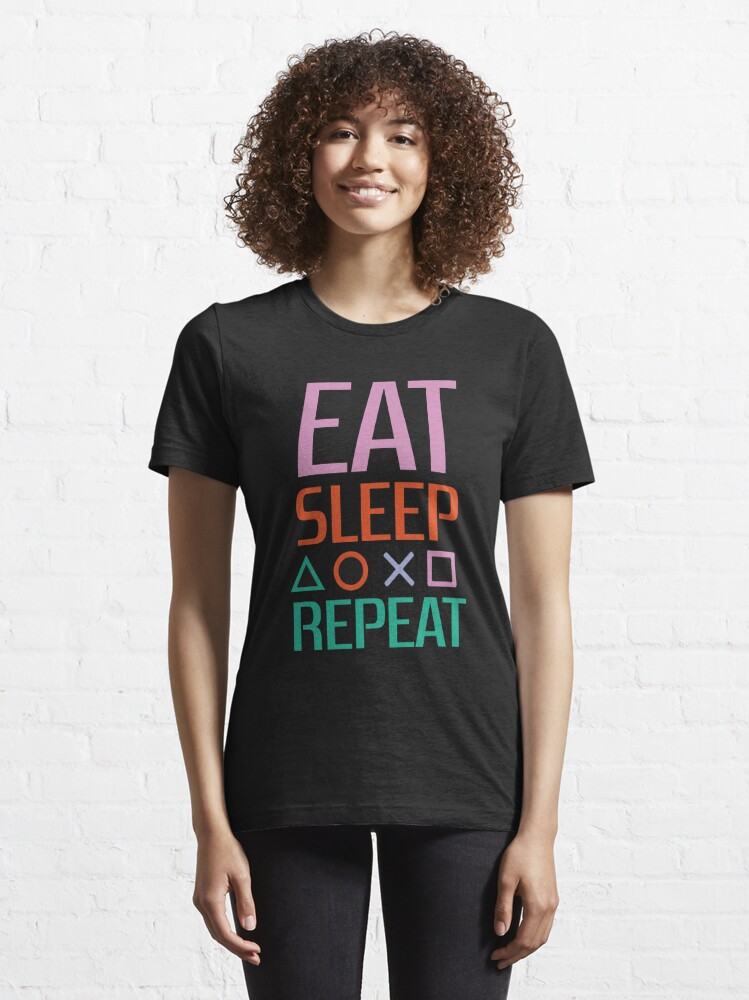 Eat. Sleep. League. Repeat League of Legends T-shirt Video 