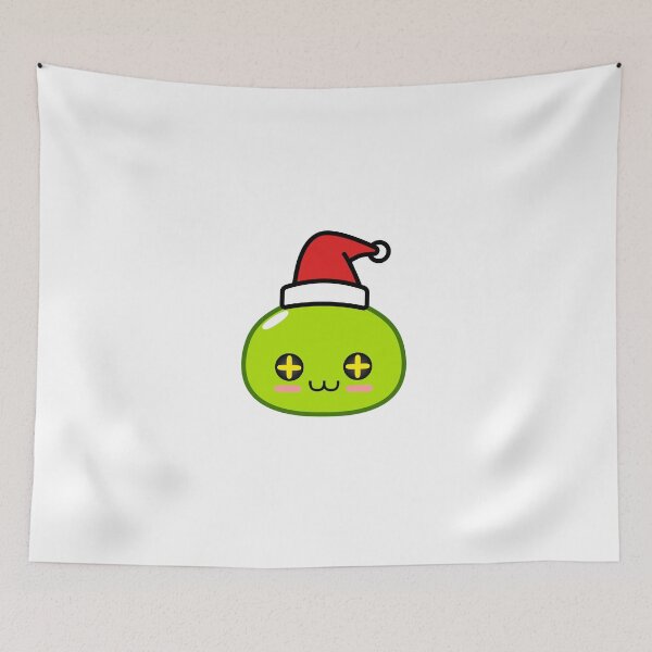 Item preview, Christmas Cute Slime Blush Emoji designed and sold by MINI-LOVE.