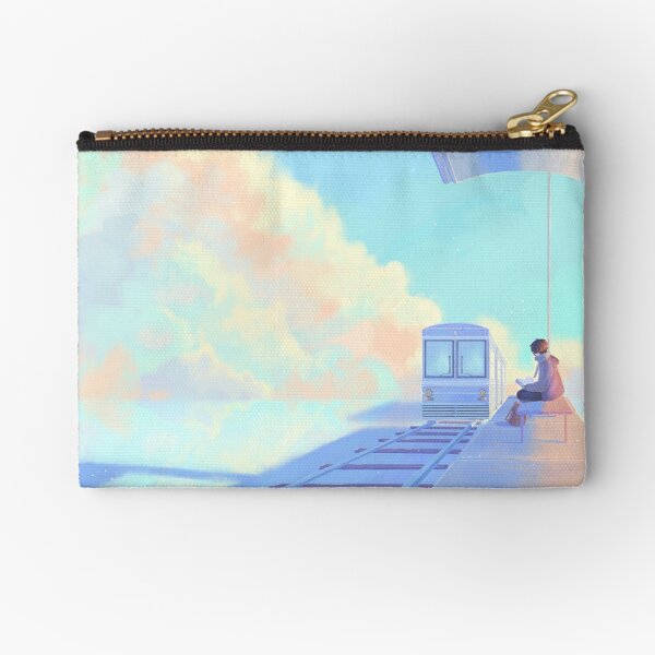 ghosting by #1 Zipper Pouch
