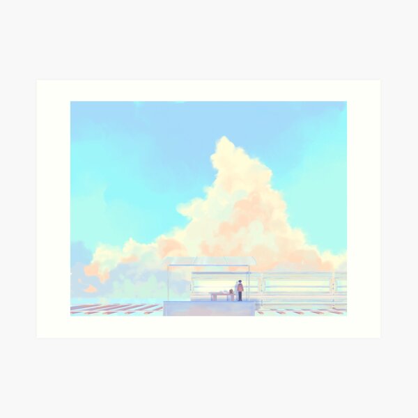 ghosting by #2 Art Print