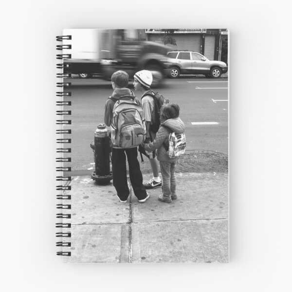 Item preview, City kids waiting for the bus designed and sold by ShellyKay.
