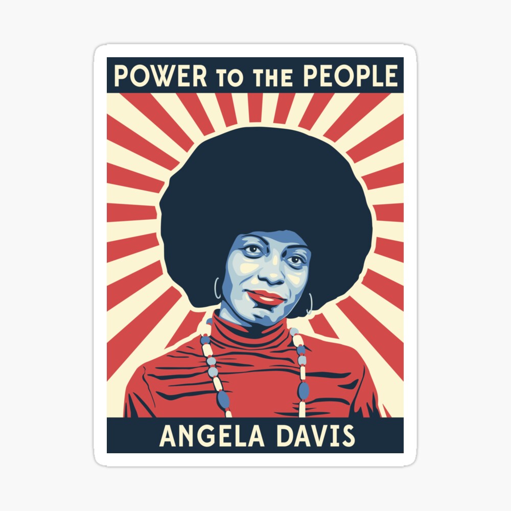 Sammeln Seltenes POLITICAL ACTIVIST ANGELA DAVIS PORTRAIT X SILVER HALIDE PHOTO PRINT