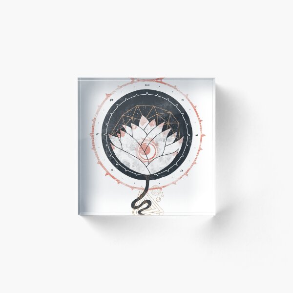 Lotus Acrylic Block