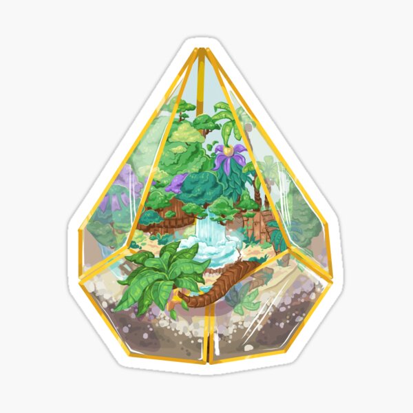 Vista previa del artículo con la obra «Terrario del destino», diseñado y vendido por almahime.