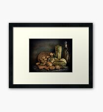 Still Life Vegetables Framed Print