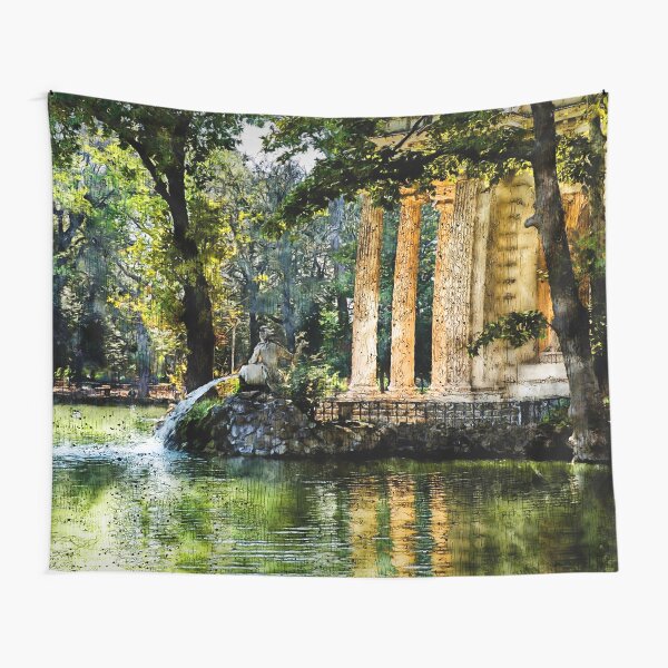 Rome, Ancient Temple of Aesculapius Tapestry