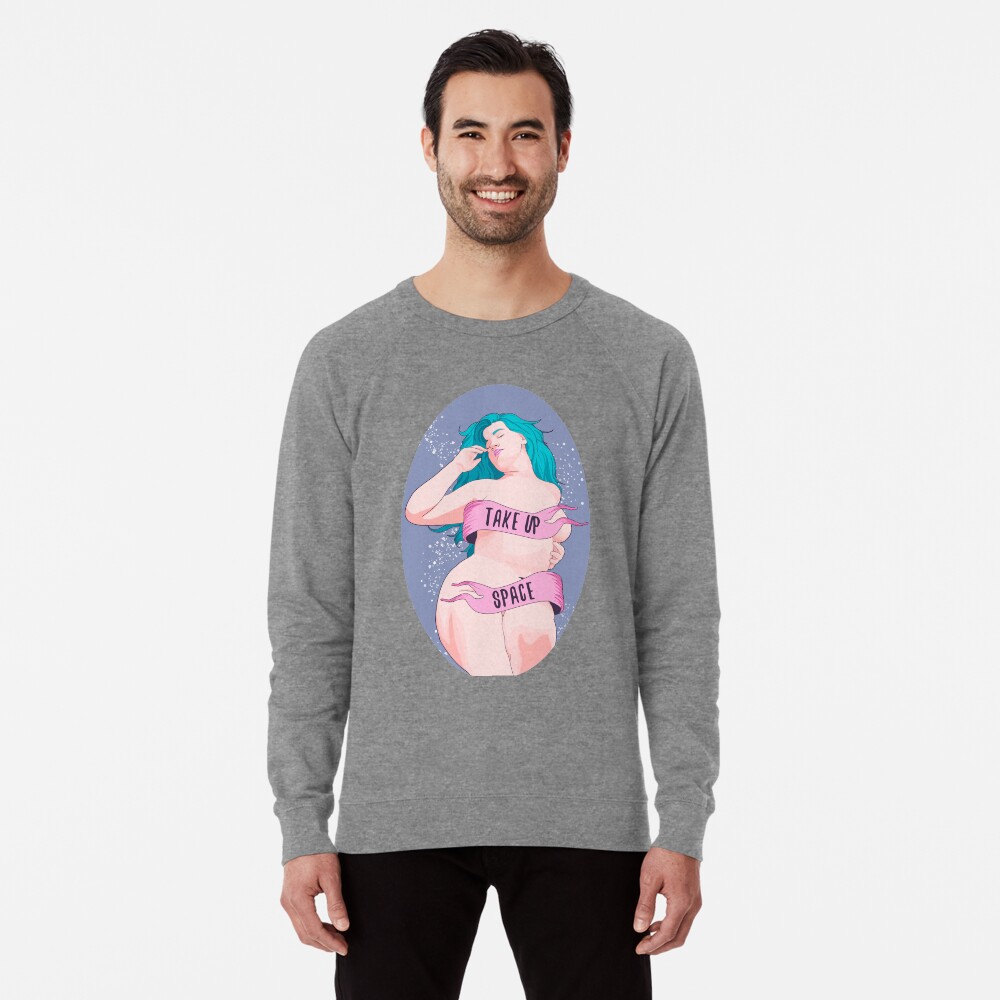 Vista previa del artículo con la obra «Sudadera ligera», diseñado y vendido por ohnoballoons.