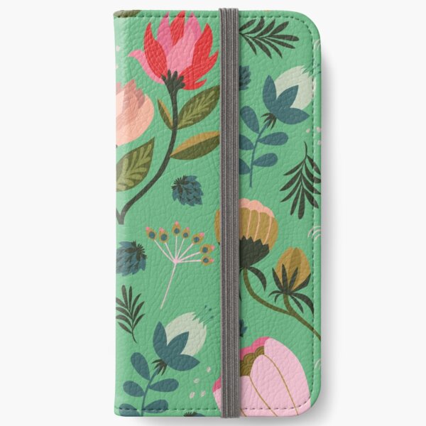 Pretty Florals iPhone Wallet