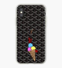 ice cream black go iPhone Case
