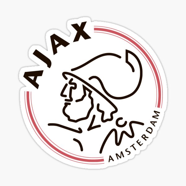 Mens Ajax Amsterdam Logo Amsterdamsche Football Club Black T Shirt