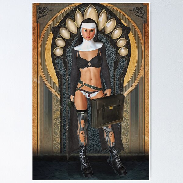 Nude Nun Wall Art for Sale Redbubble