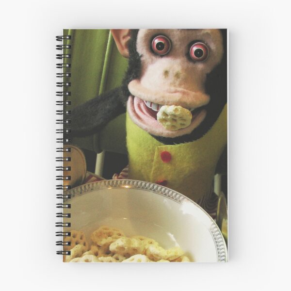 Item preview, Musical Jolly Chimp Enjoys His Cereal designed and sold by Margaret Bryant.
