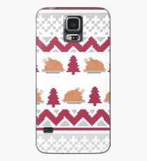 Knitted Chicken Red 2 Case/Skin for Samsung Galaxy