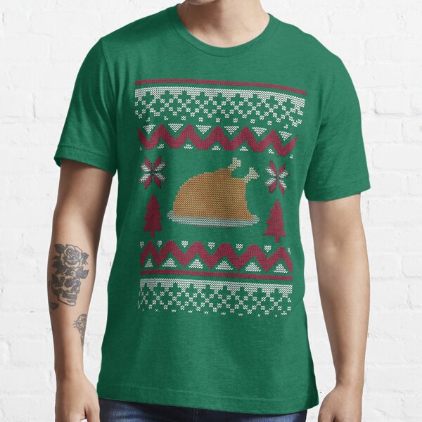 Knitted Chicken Red Essential T-Shirt