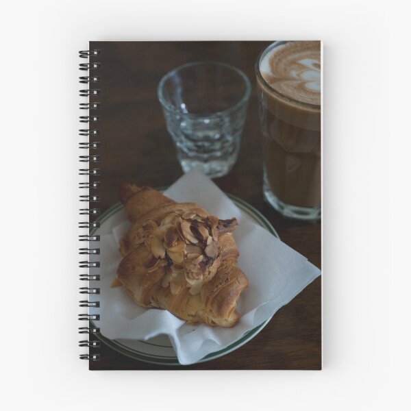 Item preview, croissant and coffee designed and sold by Skye Hohmann.