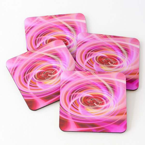 Item preview, Colour Cocaine Twirl Pink designed and sold by FOLK ART FUSION by heidiannemorris.