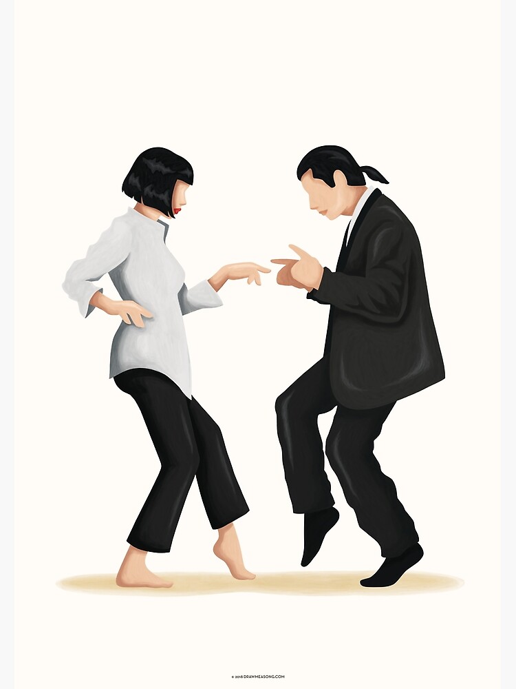 Pulp Fiction Twist Dance | Pop Culture Art by nourtohme