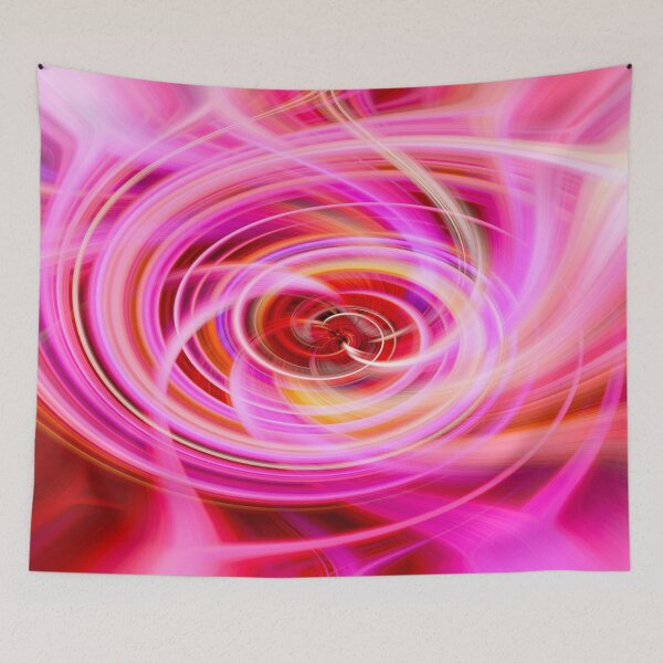 Item preview, Colour Cocaine Twirl Pink designed and sold by FOLK ART FUSION by heidiannemorris.
