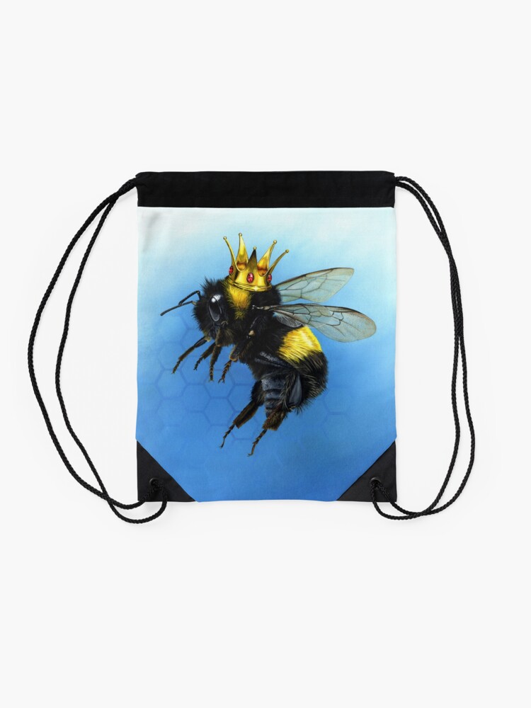 Alternate view of Queen Bee Drawstring Bag
