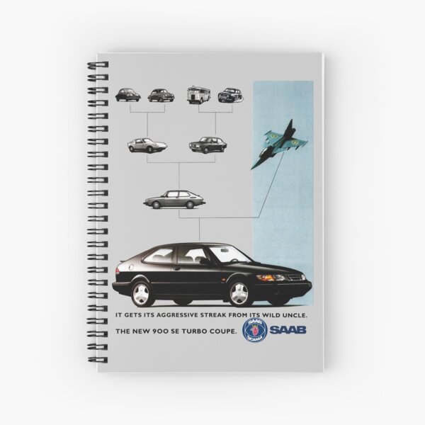 SAAB 900 TURBO SE Cahier à spirale