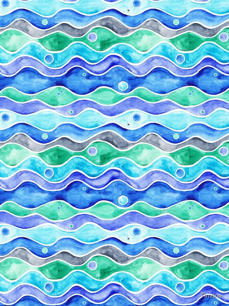 Thumbnail 4 of 4, iPhone Case, Ocean Pattern designed and sold by Timone.