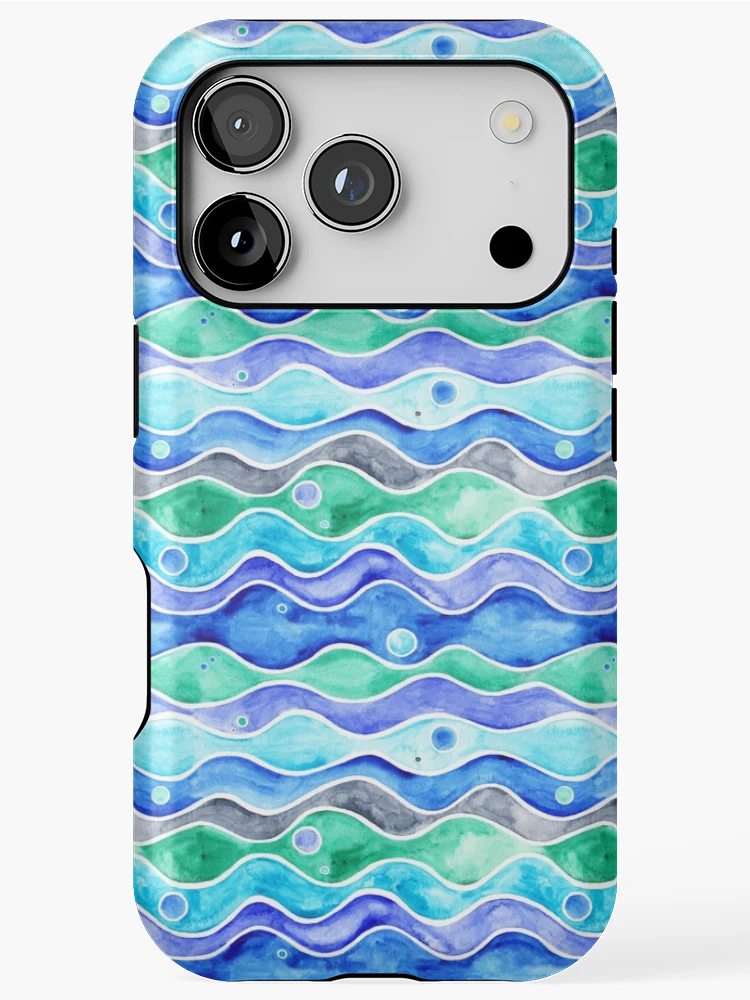 Thumbnail 1 of 4, iPhone Case, Ocean Pattern designed and sold by Timone.
