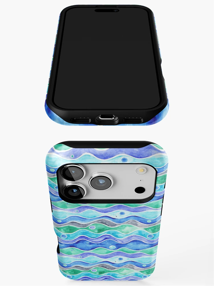 Thumbnail 3 of 4, iPhone Case, Ocean Pattern designed and sold by Timone.