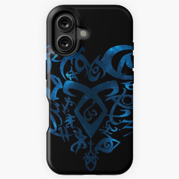 Item preview, Rune - Runenherz der Schattenjäger (blaue Galaxie) | Mundan | Parabatai | Alec, Izzy, Jace, Clary, Magnus | Malec designed and sold by Vane22april.