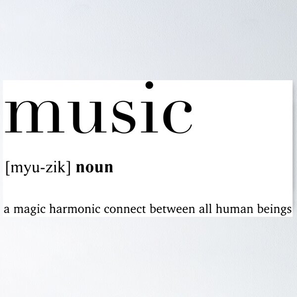 Item preview, Music definition designed and sold by Peonie Design.