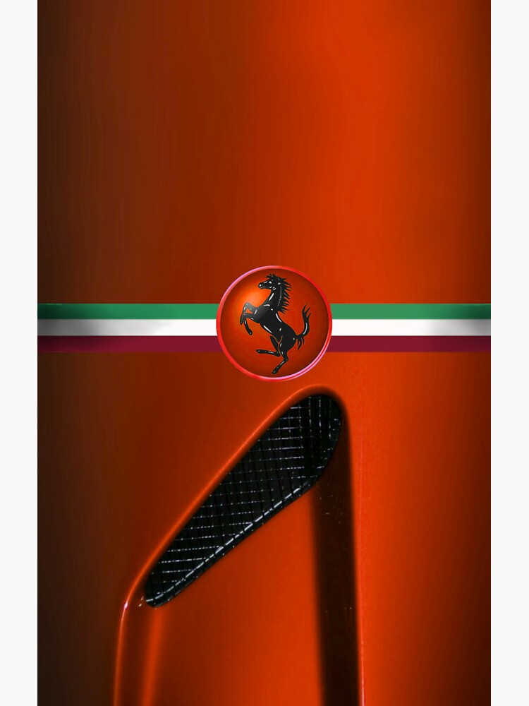 Thumbnail 3 of 3, Sticker, The Horse ~Red designed and sold by Vk91art.