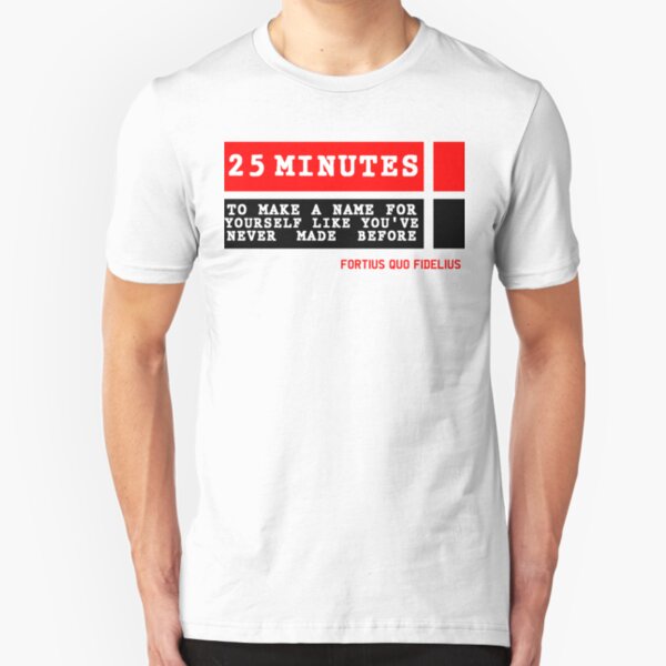 25 Mins - St Kilda 1966 White Slim Fit T-Shirt