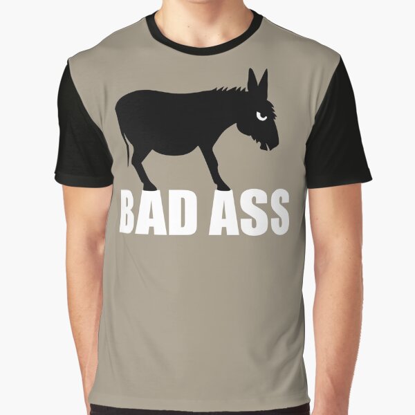 Angry Animals: Bad Ass Donkey Graphic T-Shirt