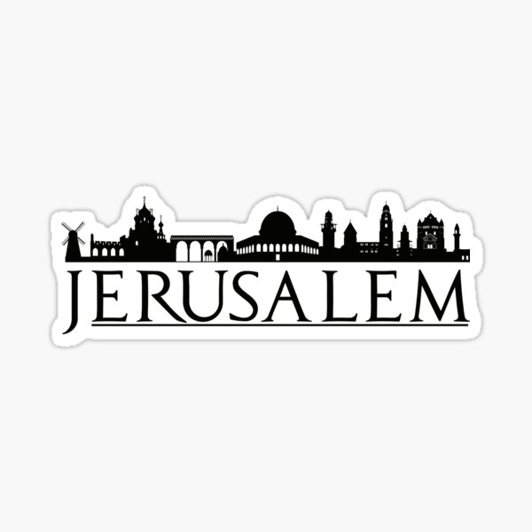 Jerusalem Israel Middle East Love Travel Sticker