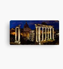 The Forum At Night - Short Version Canvas Print