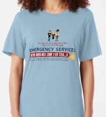 IT Crowd - Emergency Services Slim Fit T-Shirt