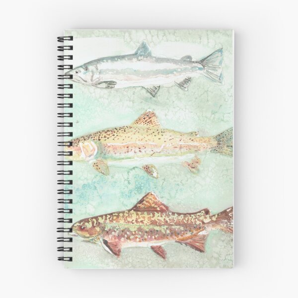Item preview, Three Trout designed and sold by MadLilyArt.