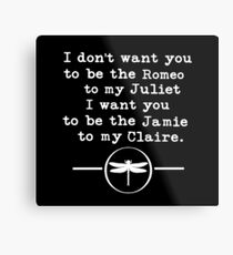 Outlander Merch Metal Print