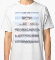 Mans Not Hot Lyrics Classic T-Shirt