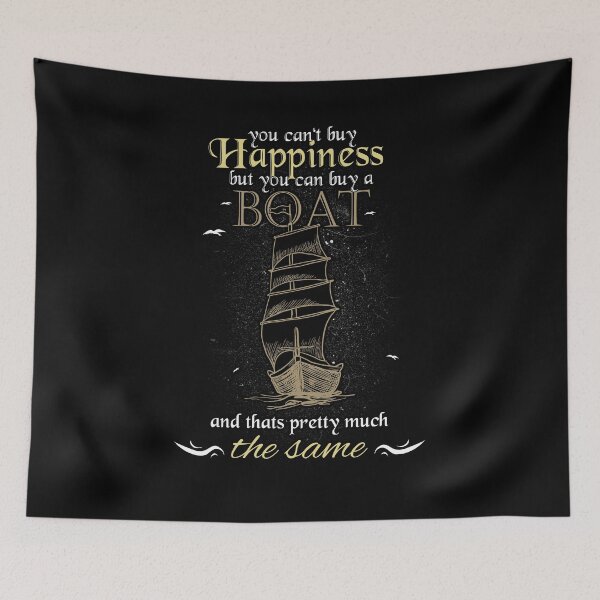Item preview, Boat is happiness and joy designed and sold by Ventein.