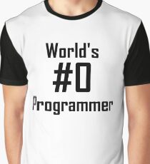 World's #0 Programmer Graphic T-Shirt