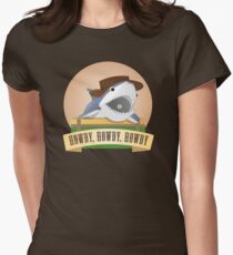 Cowboy Shark Women's Fitted T-Shirt