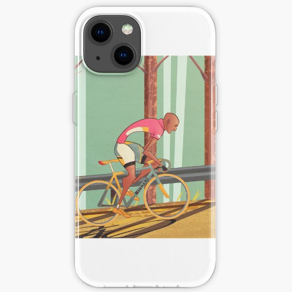 Marco Pantani attaque, légendes italiennes du cyclisme Coque souple iPhone